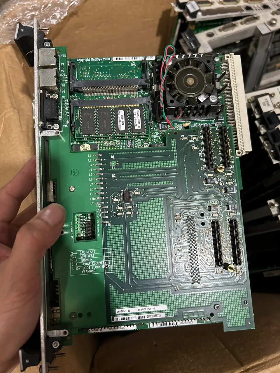 White Label Radisys EPC-9 / Carrier EPC9-10 / 61-0651-50 Industrial Control Board product photo 1
