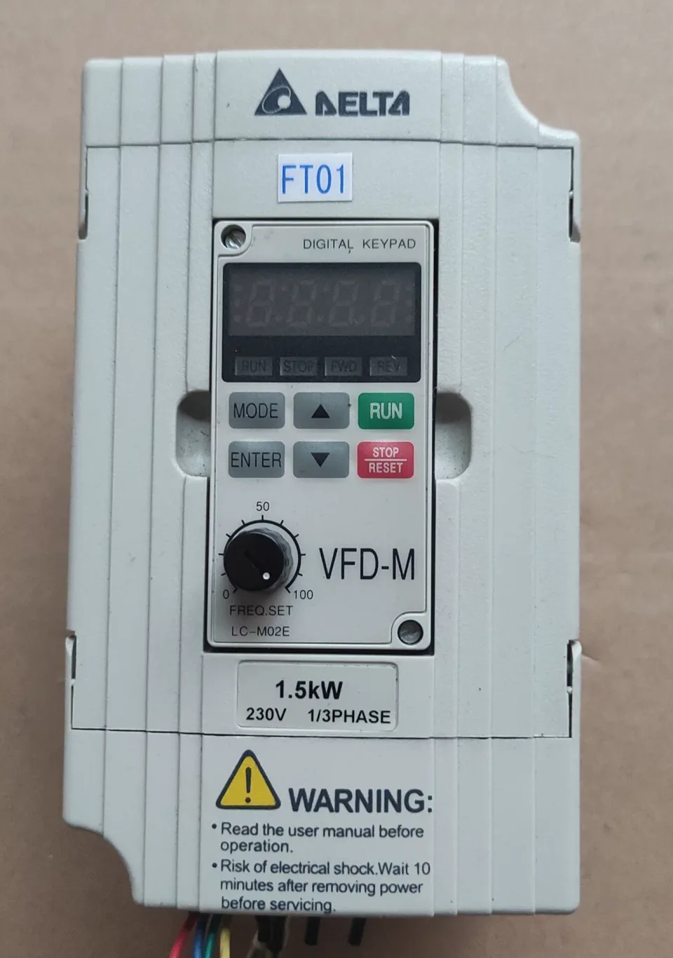 Delta Electronics VFD015M21A Motor & Drive Component product photo 1