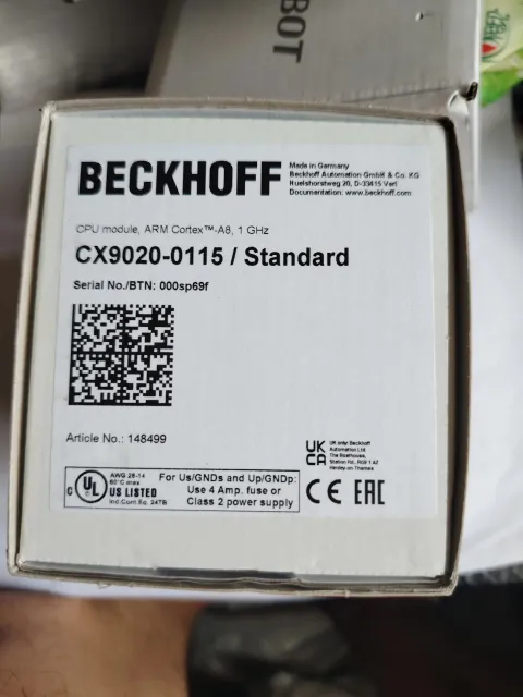 Beckhoff CX9020-0115 Industrial Automation Component product photo 1