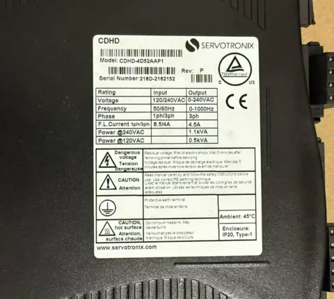 Servotronix CDHD-4D52AAP1 Motor & Drive Component product photo 4