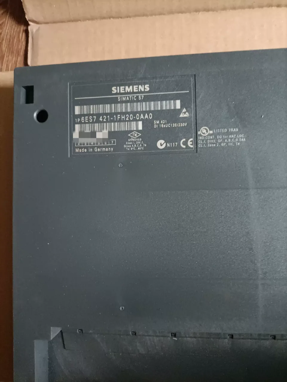 Siemens 6ES7421-1FH20-0AA0 Industrial Automation Component product photo 1