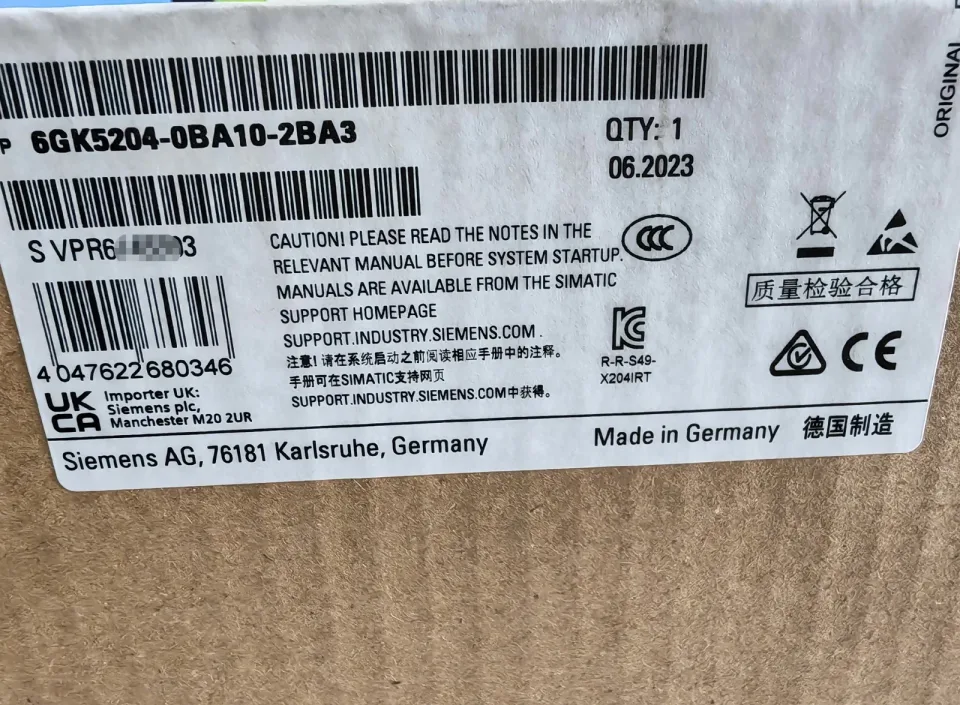 Siemens 6GK5204-0BA10-2BA3 Industrial Sensor product photo 1