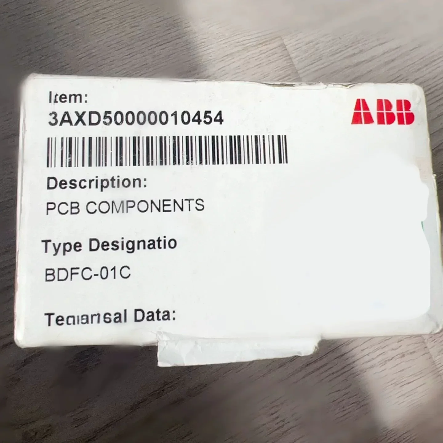 ABB 3AXD50000010454 Motor & Drive Component product photo 1