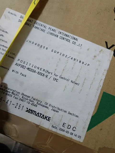 Azbil / Yamatake AVP302-MSD3A Industrial Automation Component product photo 9