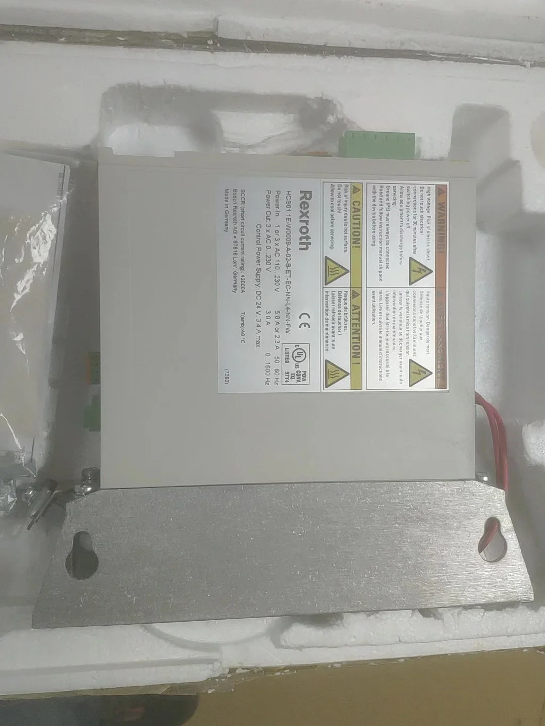 Bosch Rexroth HCS01.1E-W0009-A-02-B-ET-EC-NN-L3-NN-FW Motor & Drive Component product photo 1