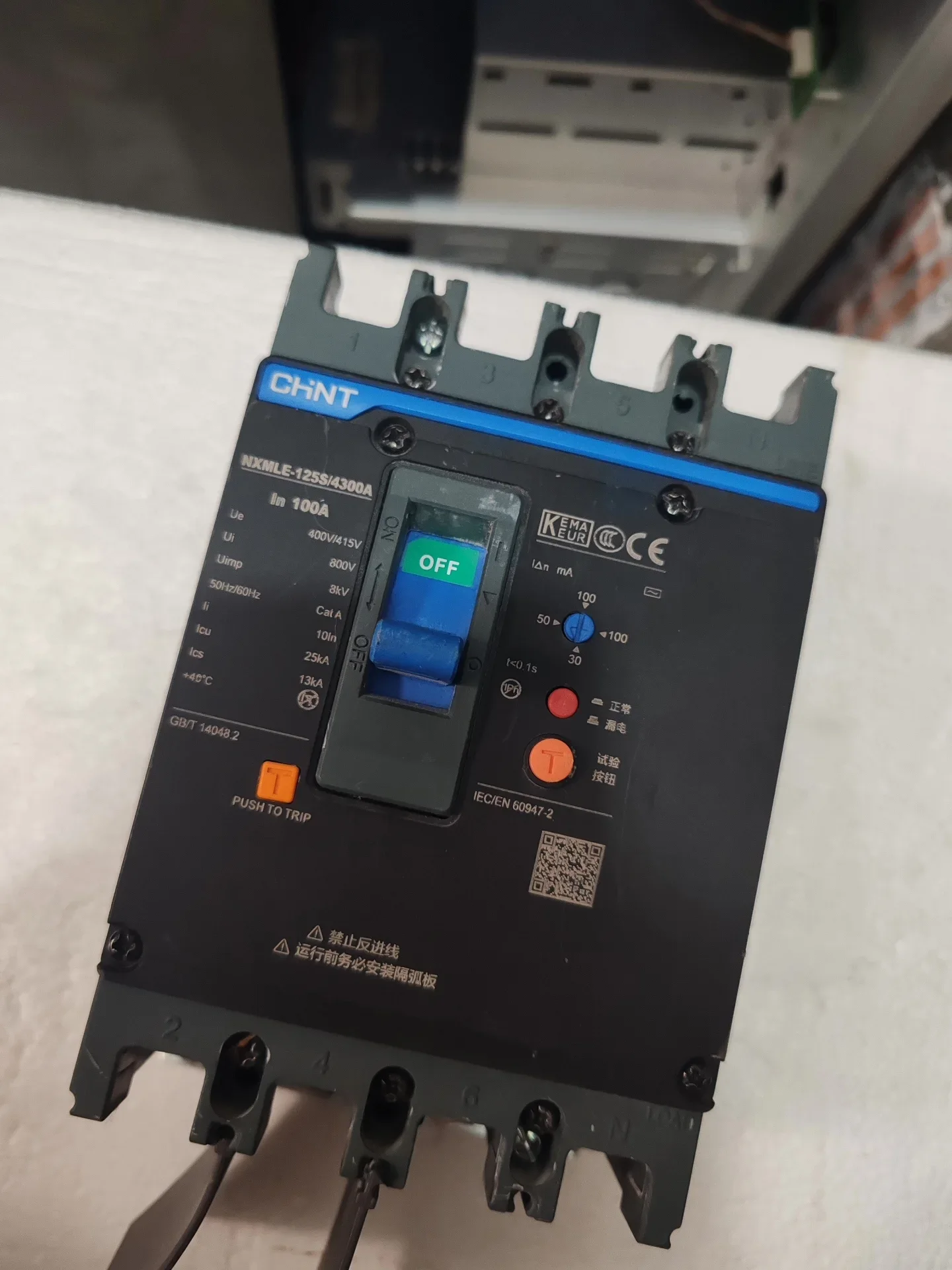 CHINT / 正泰 NXMLE-125S/4300A Industrial Automation Component product photo 1