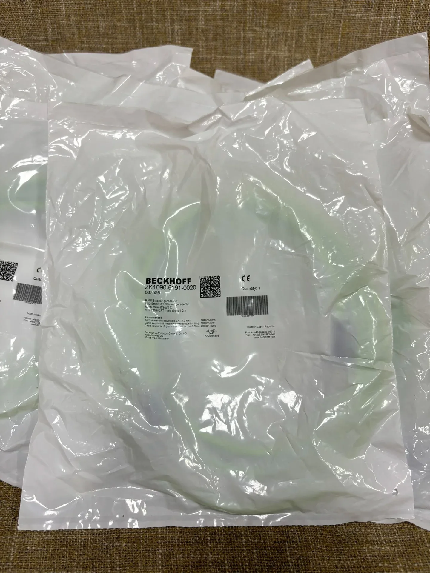 Beckhoff ZK1090-6191-0020 / 067556 Industrial Automation Component product photo 1
