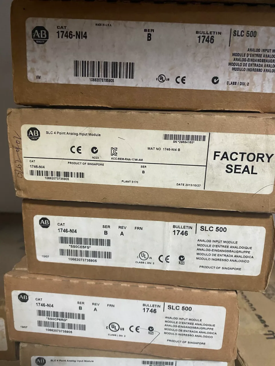 Allen-Bradley / Rockwell Automation 1746-NI4 PLC Module product photo 1