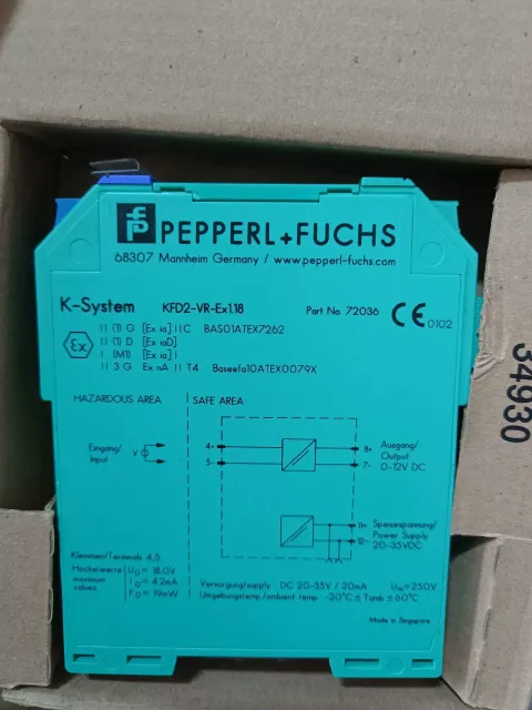 Pepperl+Fuchs KFD2-VR-Ex1.18 Industrial Automation Component product photo 4