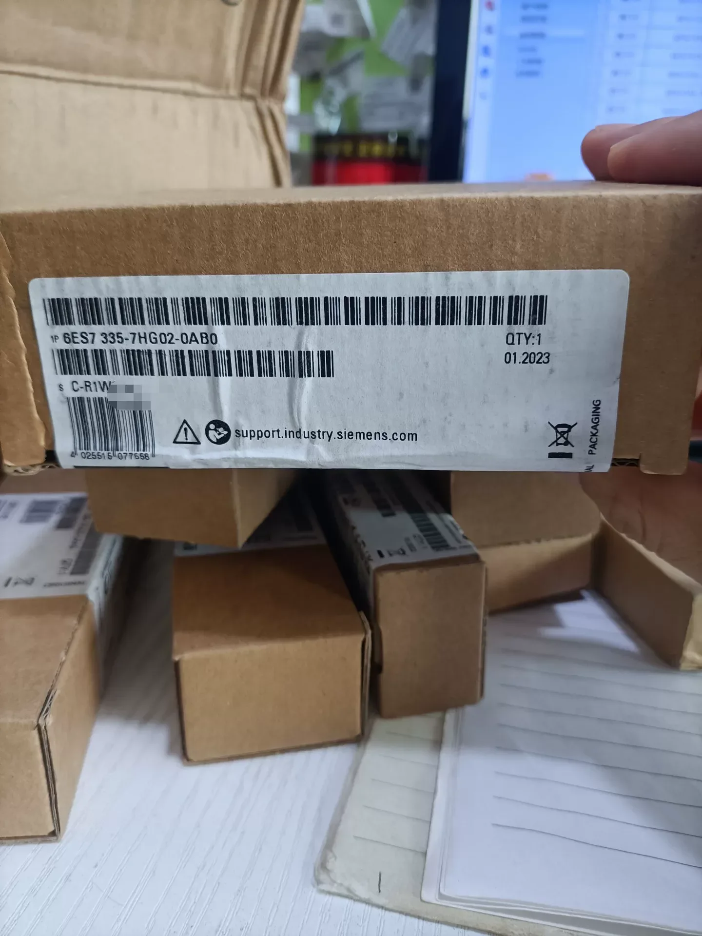 Siemens 6ES7335-7HG02-0AB0 I/O Module product photo 1