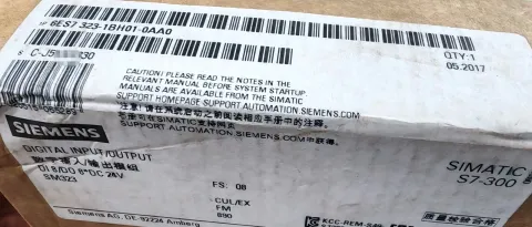 Siemens 6ES7323-1BH01-0AA0 Industrial Automation Component product photo 1