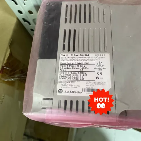 Allen-Bradley 22A-A1P5N104 Series A FRN 1.02 Motor & Drive Component product photo 1