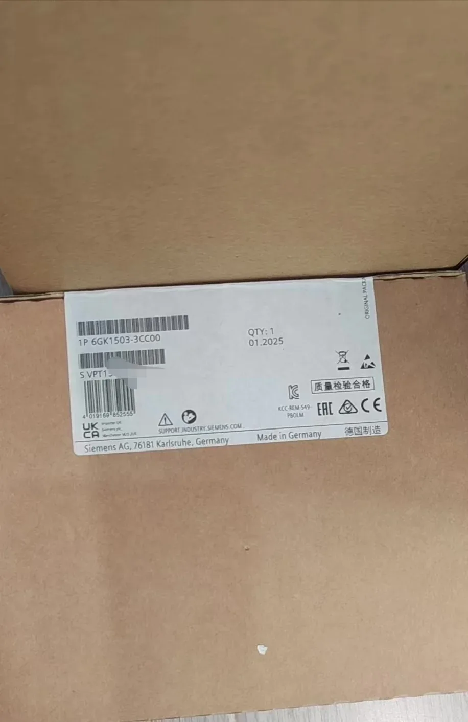 Siemens 6GK1503-3CC00 Industrial Automation Component — product photo 1 of 2