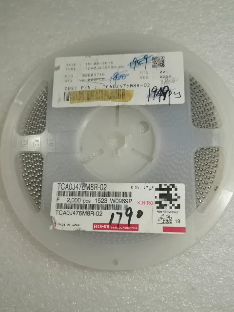 ROHM TCA0J476M8R-02 Industrial Automation Component product photo 1