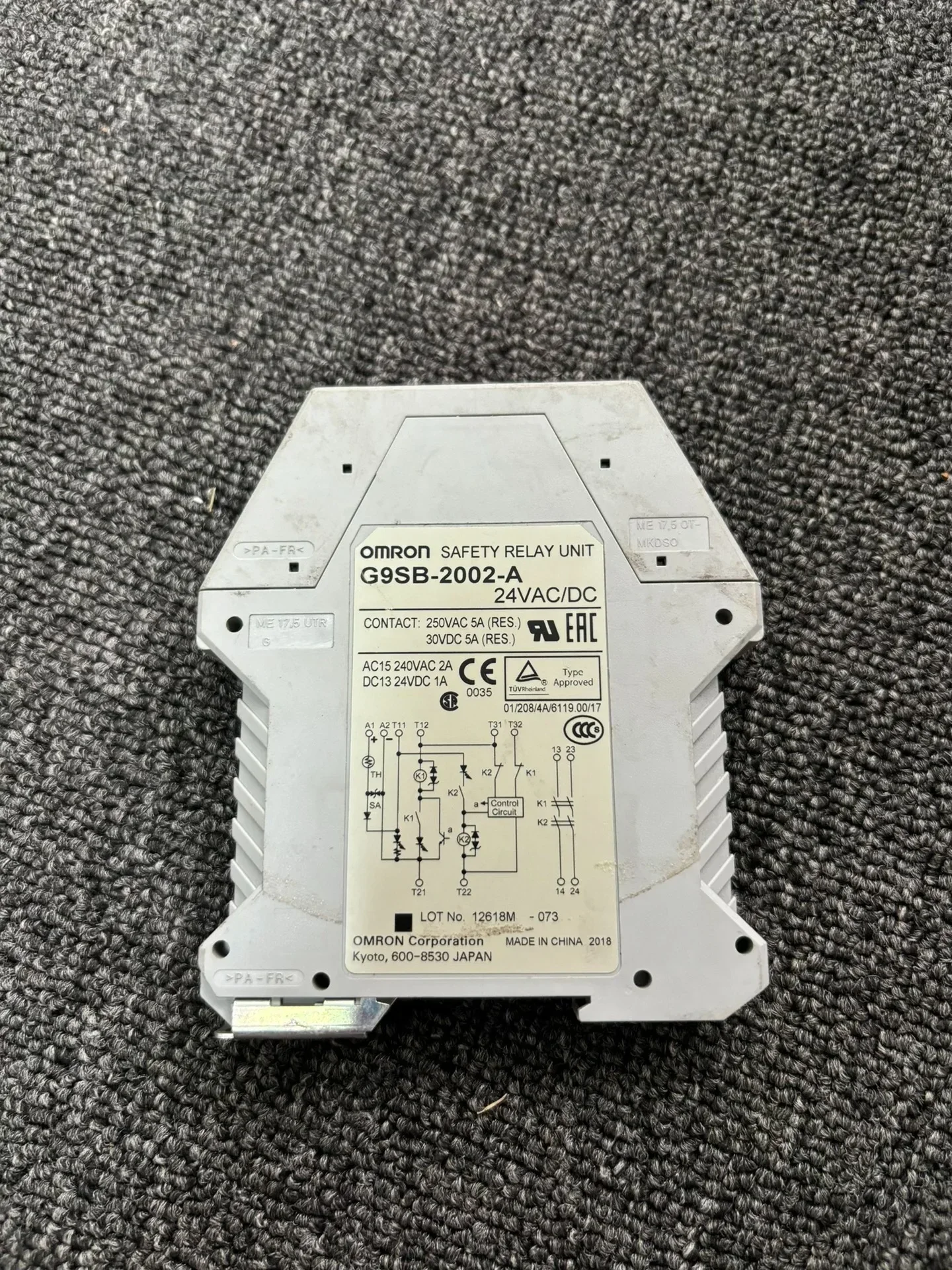 OMRON G9SB-2002-A Industrial Relay product photo 1