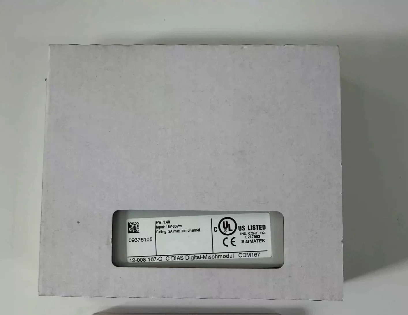 SIGMATEK CDM167 / 12-008-167-O I/O Module product photo 1