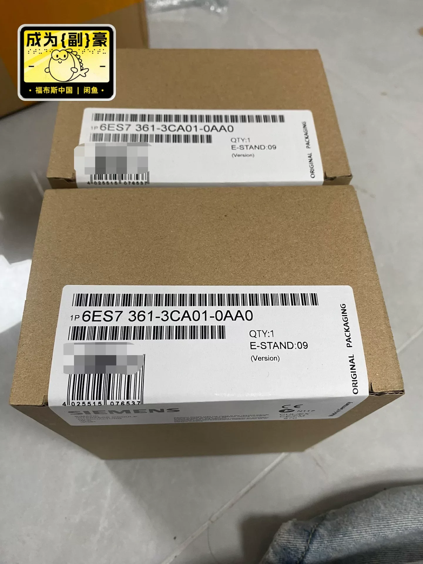 Siemens 6ES7361-3CA01-0AA0 Industrial Automation Component — product photo 1 of 3