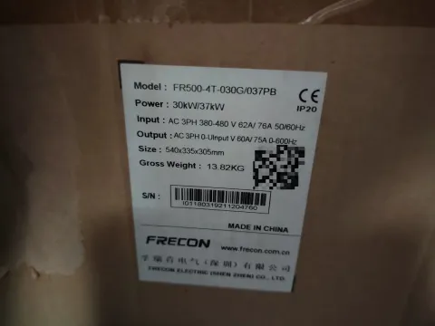 FRECON FR500-4T-030G/037PB Motor & Drive Component product photo 1