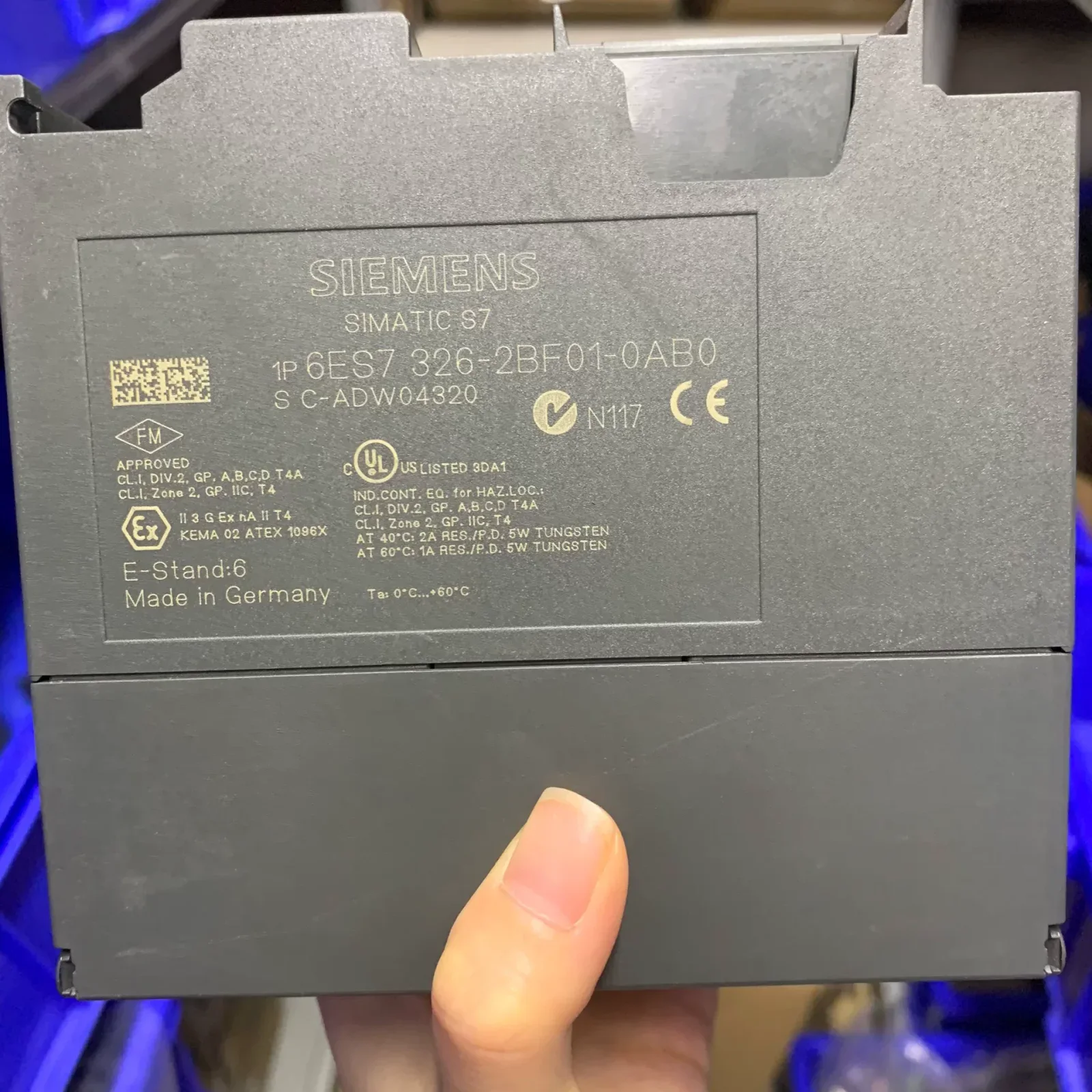 Siemens 6ES7326-2BF01-0AB0 Industrial Automation Component product photo 1