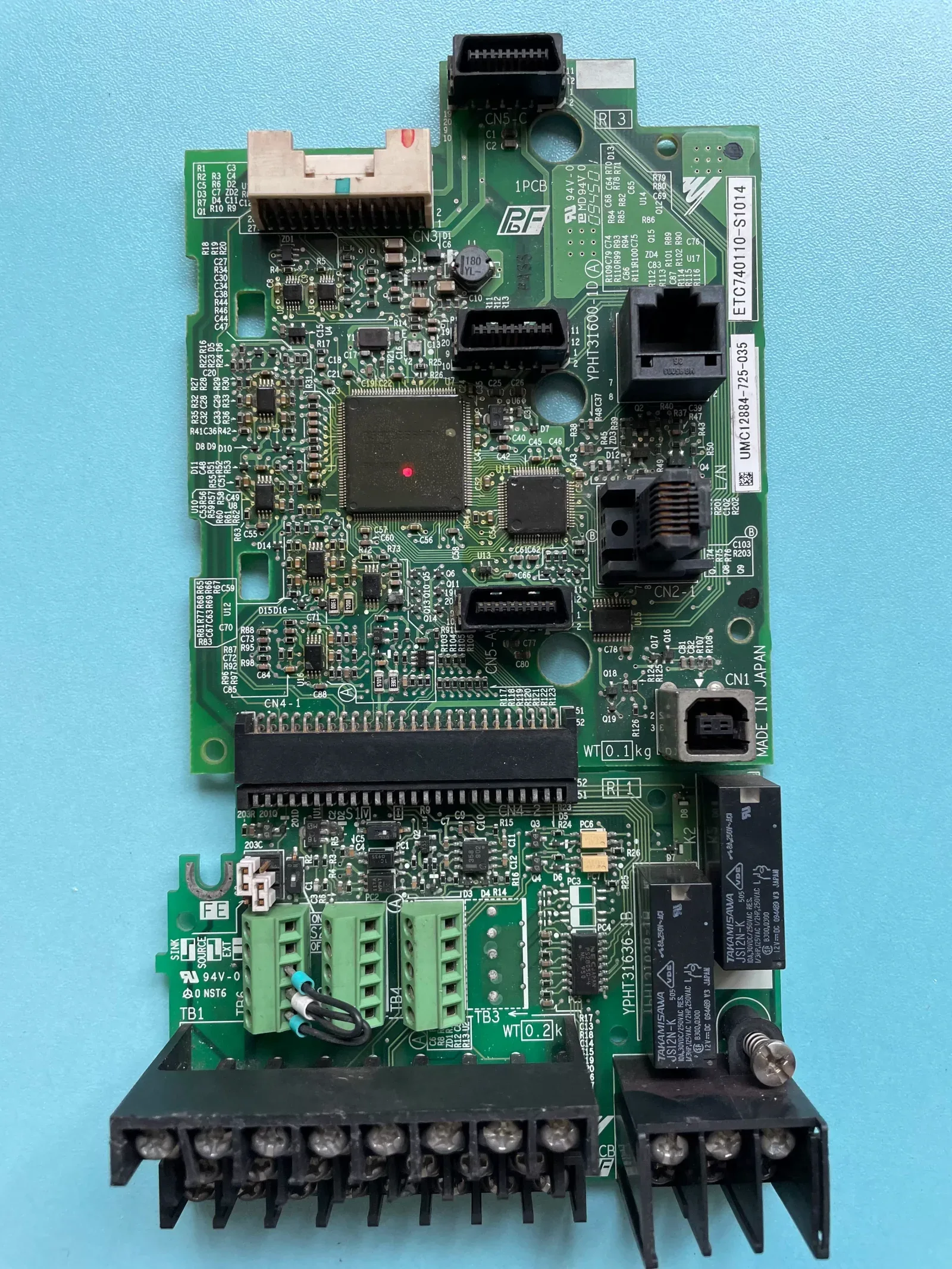 Yaskawa ETC740110-S1014 / YPHT31600-1D Industrial Control Board product photo 1