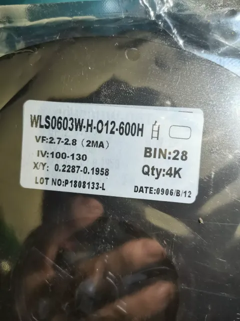 White Label WLS0603WH-012-600H; 0603H1W19-Z Industrial Automation Component product photo 1