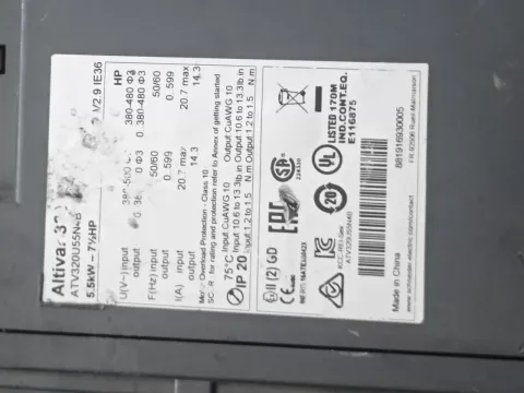 Schneider Electric ATV320U30N4C Motor & Drive Component product photo 7