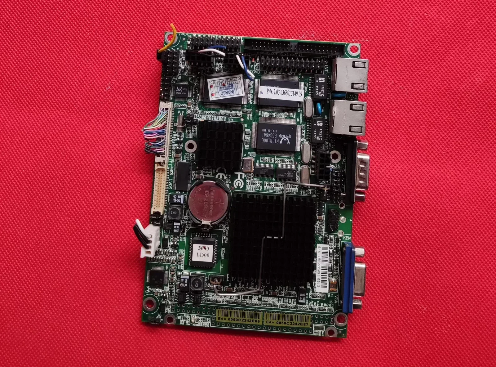 White Label EMB-3680 Ver.1.31 Industrial Control Board product photo 1