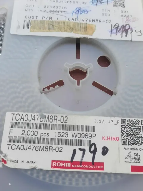 ROHM TCA0J476M8R-02 Industrial Automation Component — product photo 2 of 13