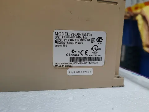 Delta Electronics VFD037M43A Motor & Drive Component product photo 4