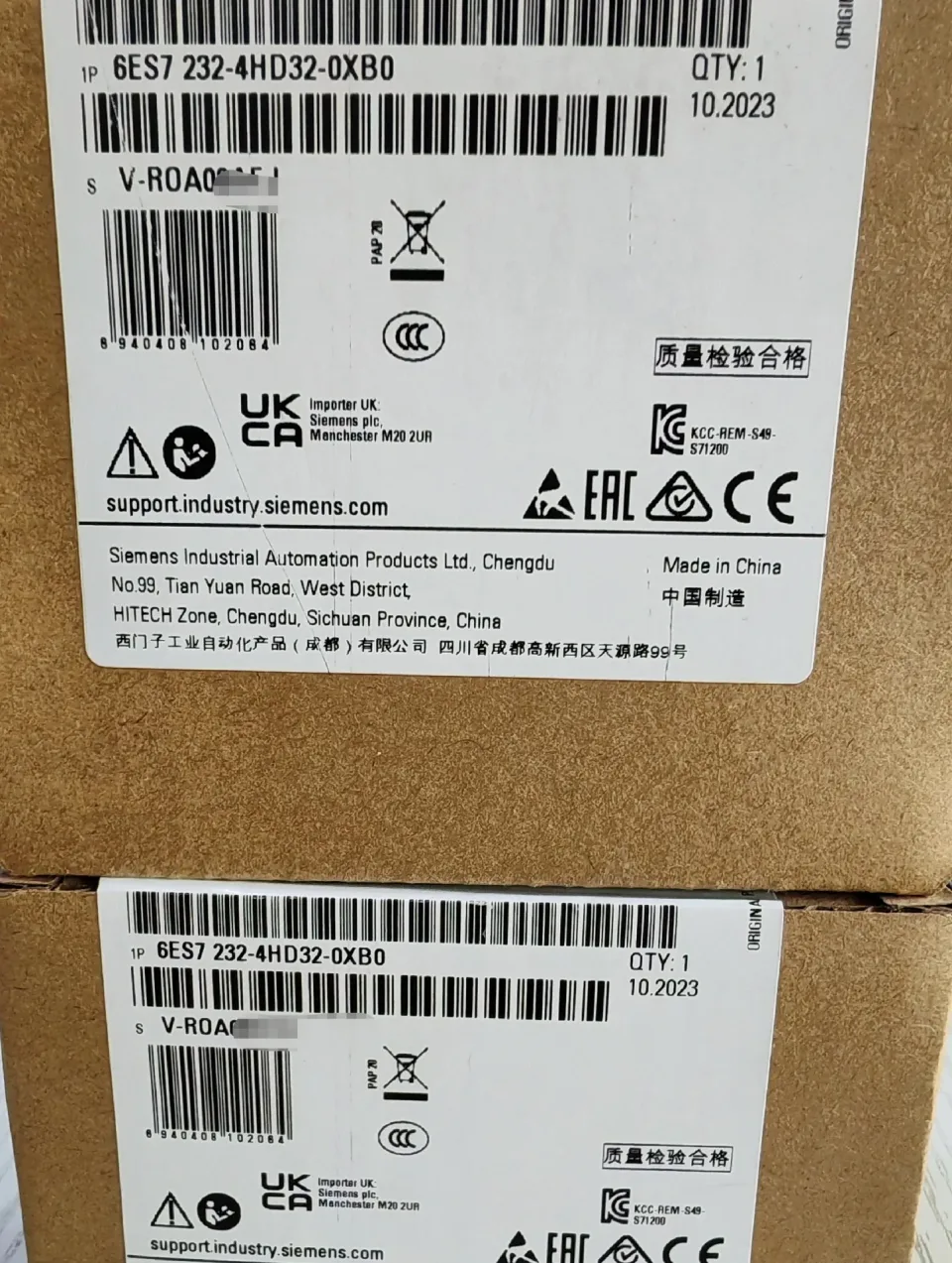 Siemens 6ES7 232-4HD32-0XB0 PLC Module product photo 1