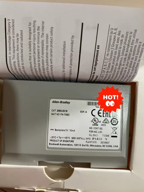 Allen-Bradley 2085-ECR / PN-75682 Industrial Automation Component product photo 2