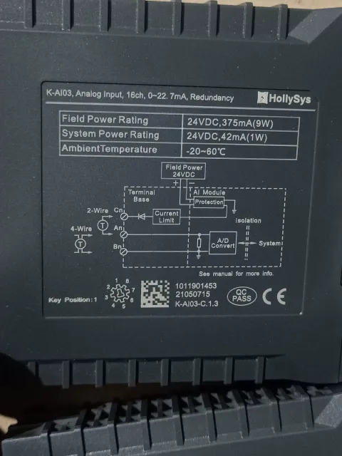 HollySys K-AI03 Industrial Automation Component product photo 3