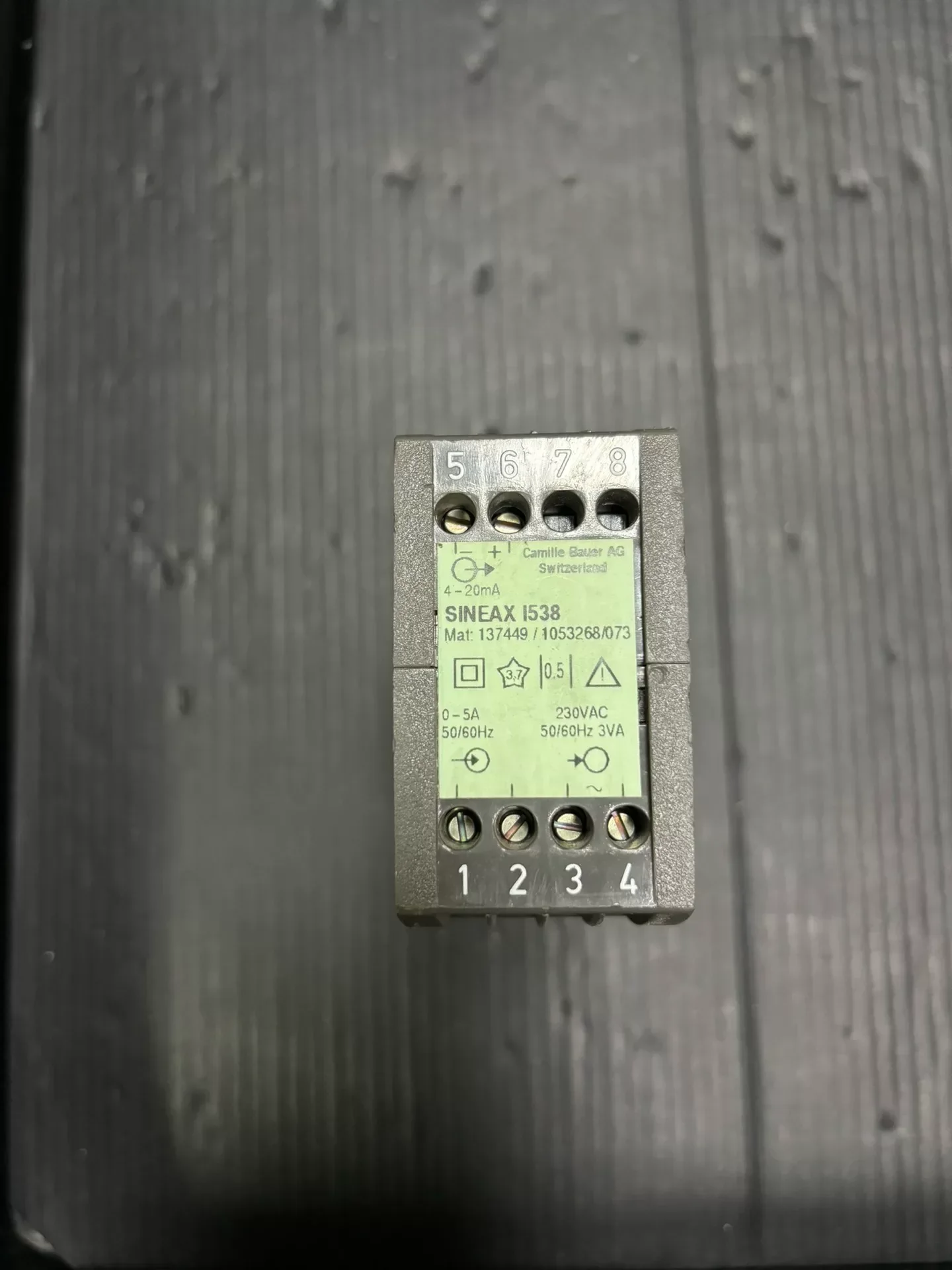 Camille Bauer SINEAX I538 Industrial Automation Component product photo 1