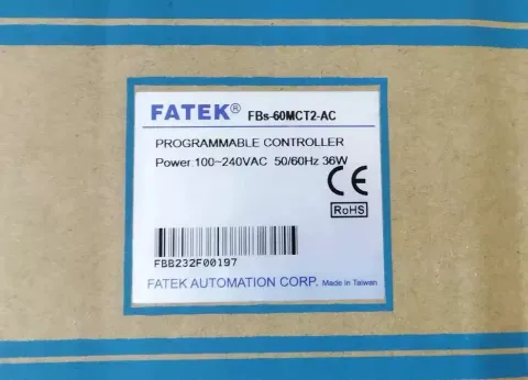 FATEK / 永宏 FBs-60MCT2-AC PLC Module product photo 1