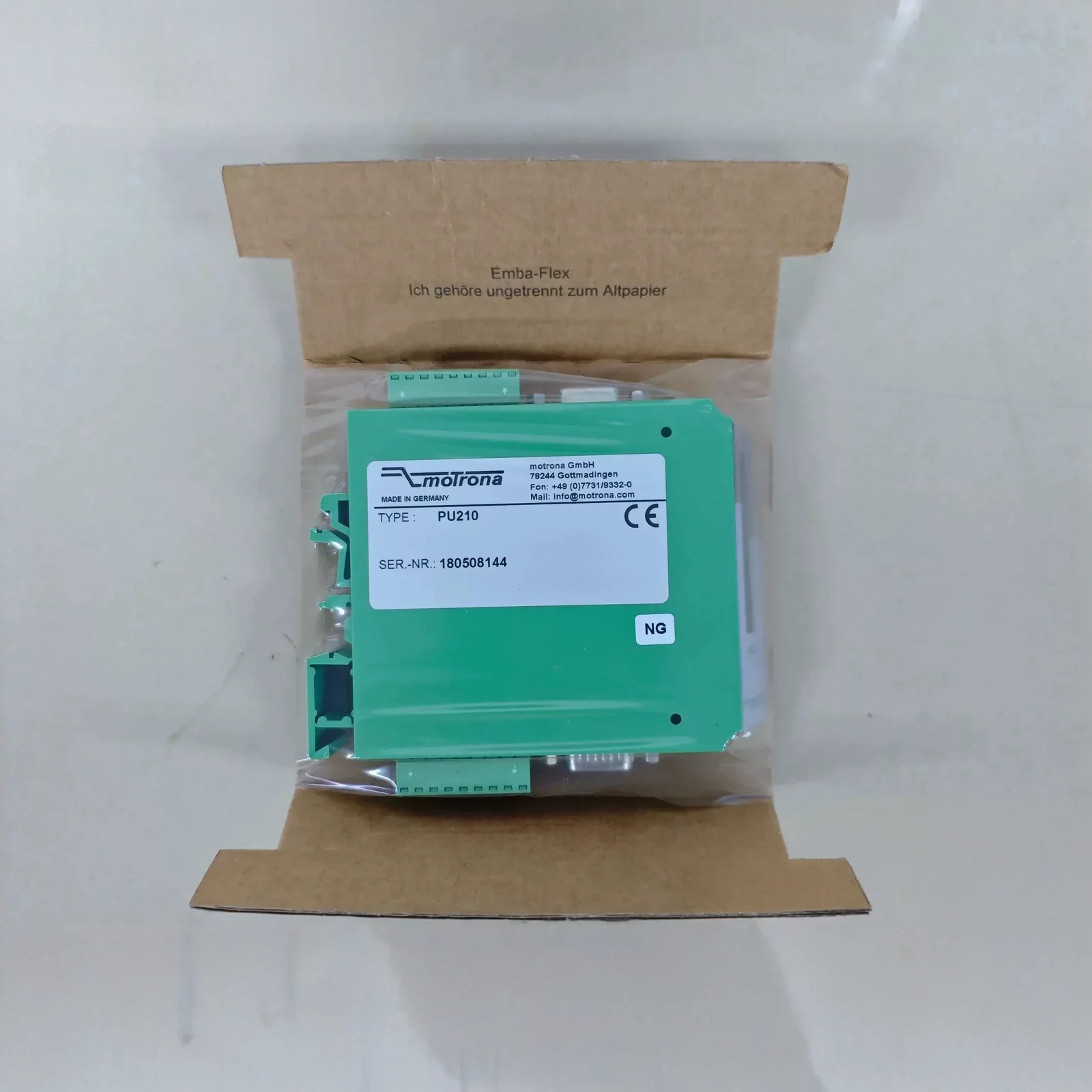 motrona PU210 Industrial Automation Component product photo 1