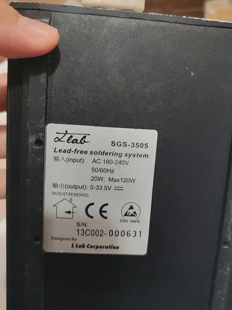 Solderite / L Lab Corporation SGS-3505 Industrial Automation Component product photo 2