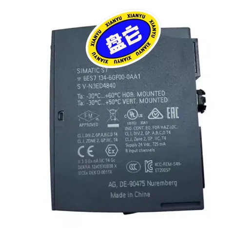 Siemens 6ES7134-6GF00-0AA1 Industrial Automation Component — product photo 3 of 11
