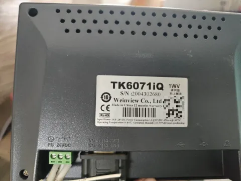 Weinview / Weintek TK6071iQ Industrial Automation Component product photo 3
