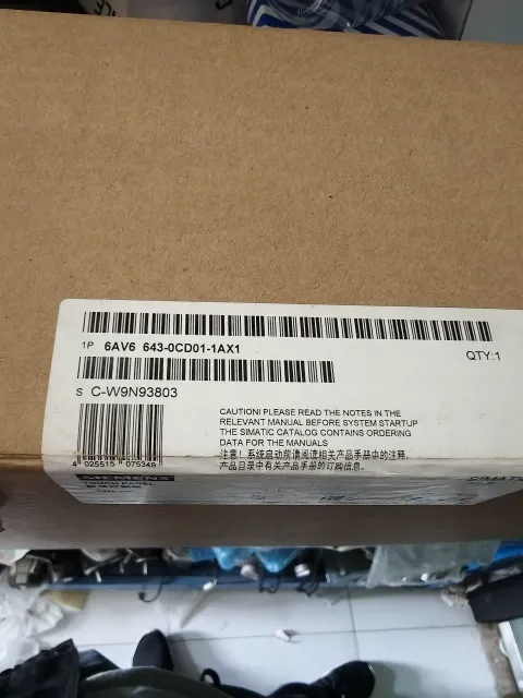 Siemens 6AV6643-0CD01-1AX1 Industrial Automation Component — product photo 2 of 5