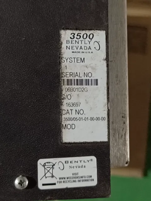 Bently Nevada 3500/05-01-01-00-00-00 Industrial Automation Component product photo 2
