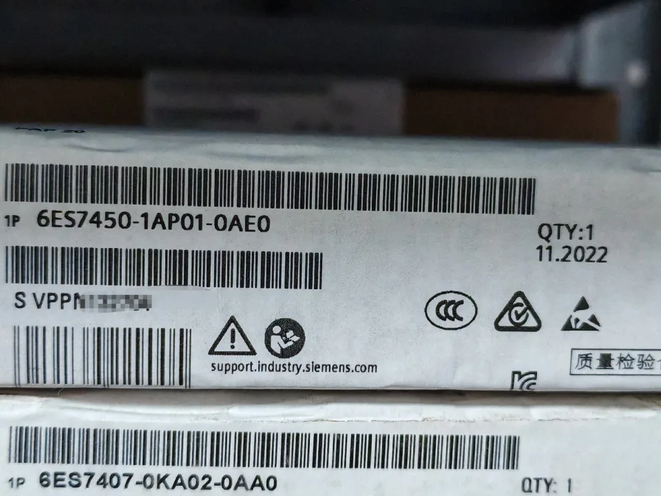 Siemens 6ES7450-1AP01-0AE0 Industrial Automation Component — product photo 1 of 3