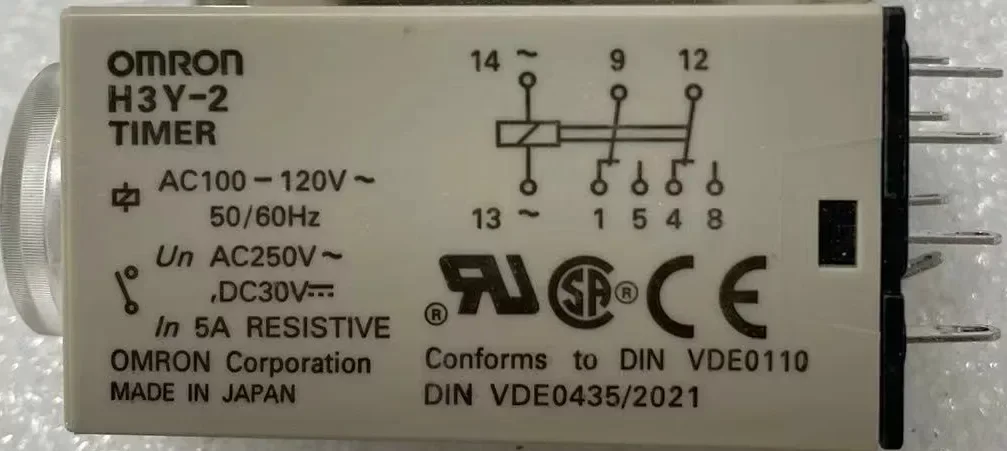 OMRON H3Y-2 AC100-120V Industrial Relay product photo 1