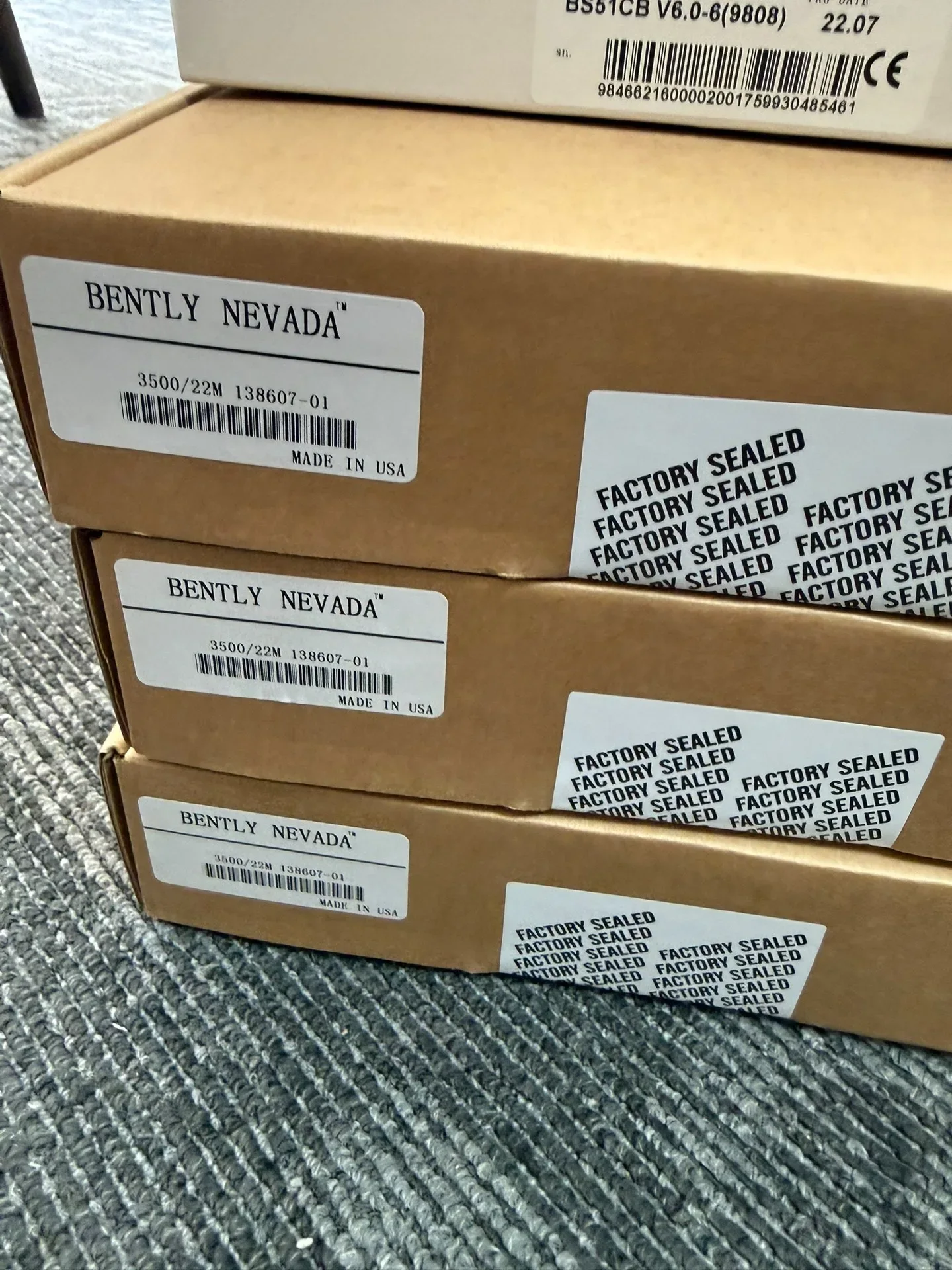 Bently Nevada 138607-01 Industrial Automation Component — product photo 1 of 2