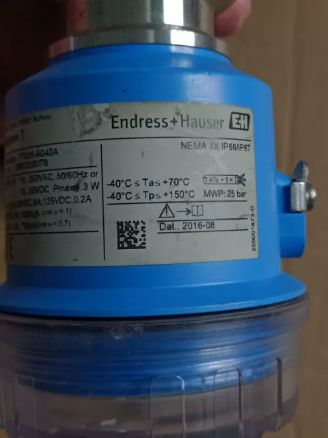 Endress+Hauser FTM20-AG42A Industrial Sensor product photo 2