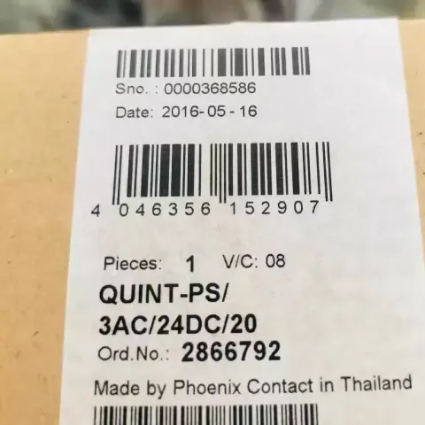 Phoenix Contact QUINT-PS/3AC/24DC/20 Power Electronics Module product photo 1