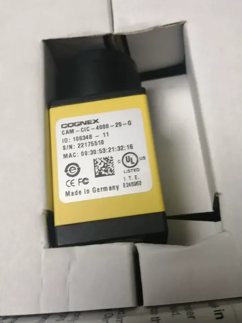 Cognex CAM-CIC-4000-25-G / P/N 118-1137R Industrial Automation Component product photo 1