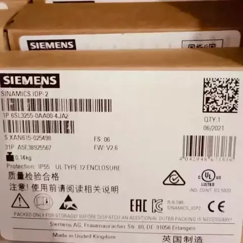 Siemens 6SL3255-0AA00-4JA2 Industrial Automation Component product photo 4