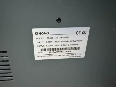 SINOVO SD100-4T-30G/37P Motor & Drive Component product photo 6