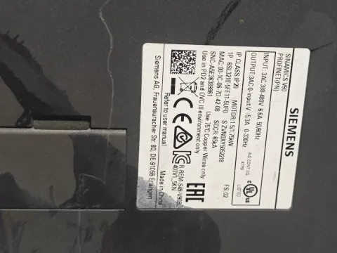 Siemens 6SL3210-5FE11-5UF0 Motor & Drive Component — product photo 3 of 6