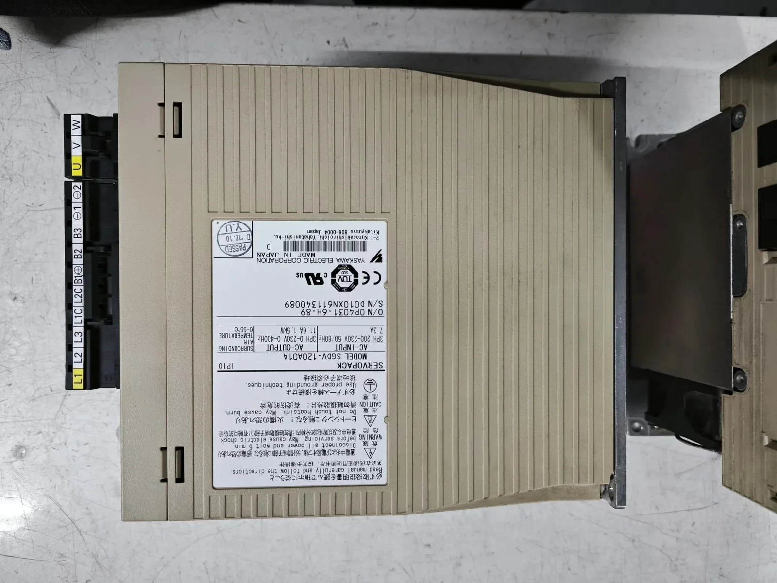 White Label SGDV-120A01A Motor & Drive Component product photo 1